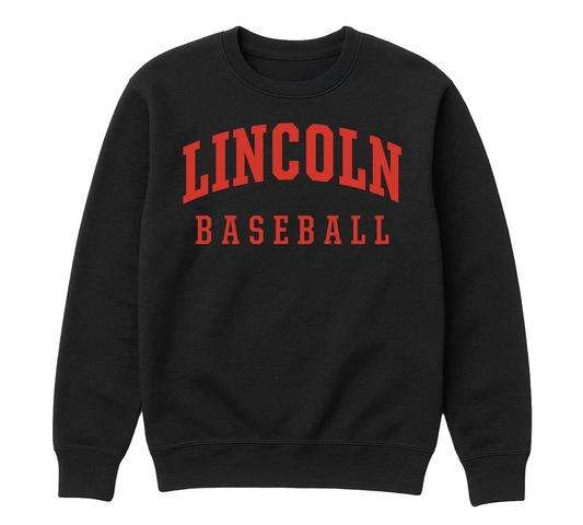 Arched Crest Crew Neck - Baseball