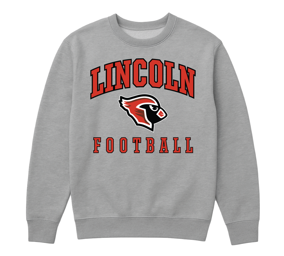 Mascot Crew Neck Grey - Football