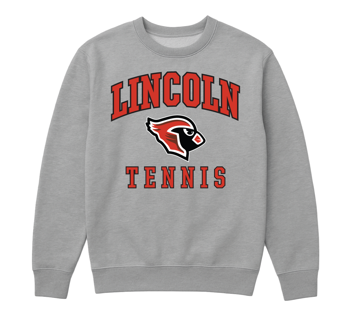 Mascot Crew Neck Grey - Tennis