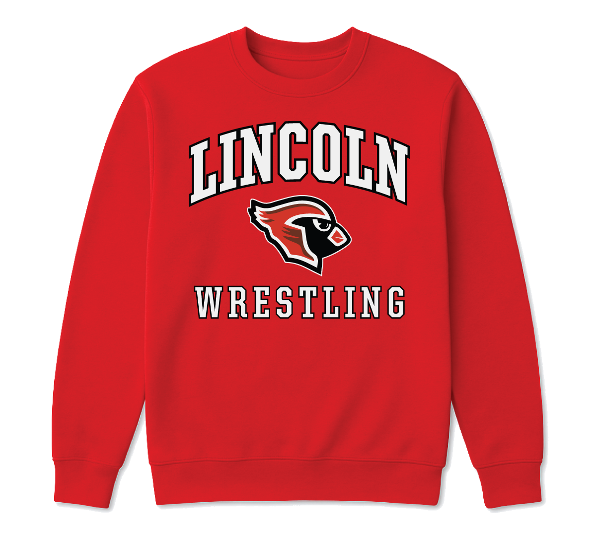 Mascot Crew Neck Red - Wrestling