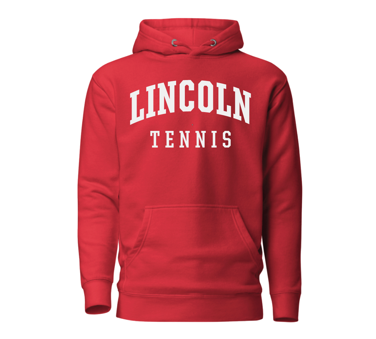 Arched Crest Hoodie White Graphic - Tennis