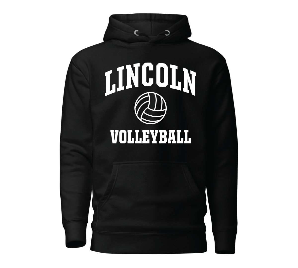 Ball Hoodie Black - Volleyball