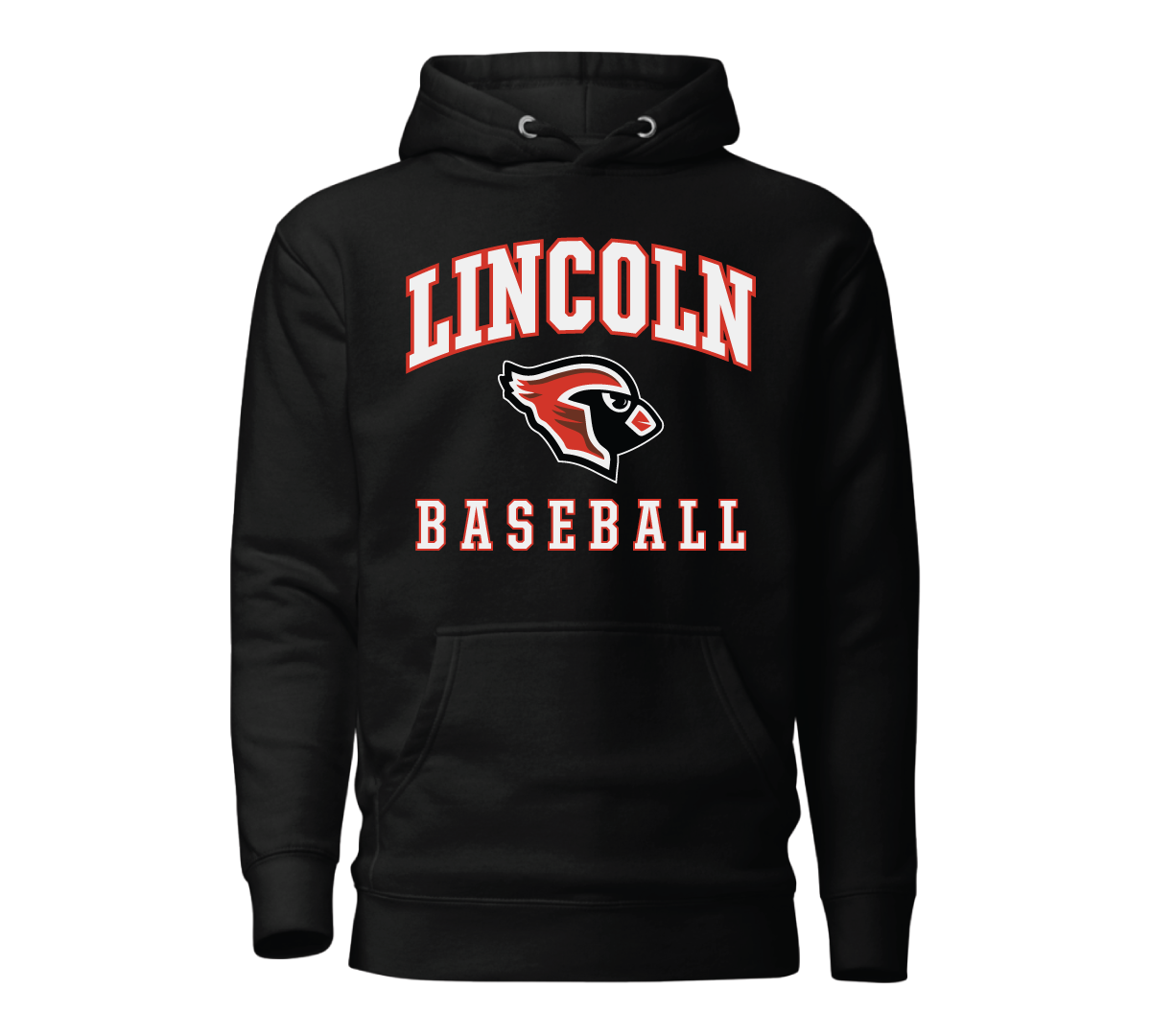 Mascot Hoodie Black - Baseball