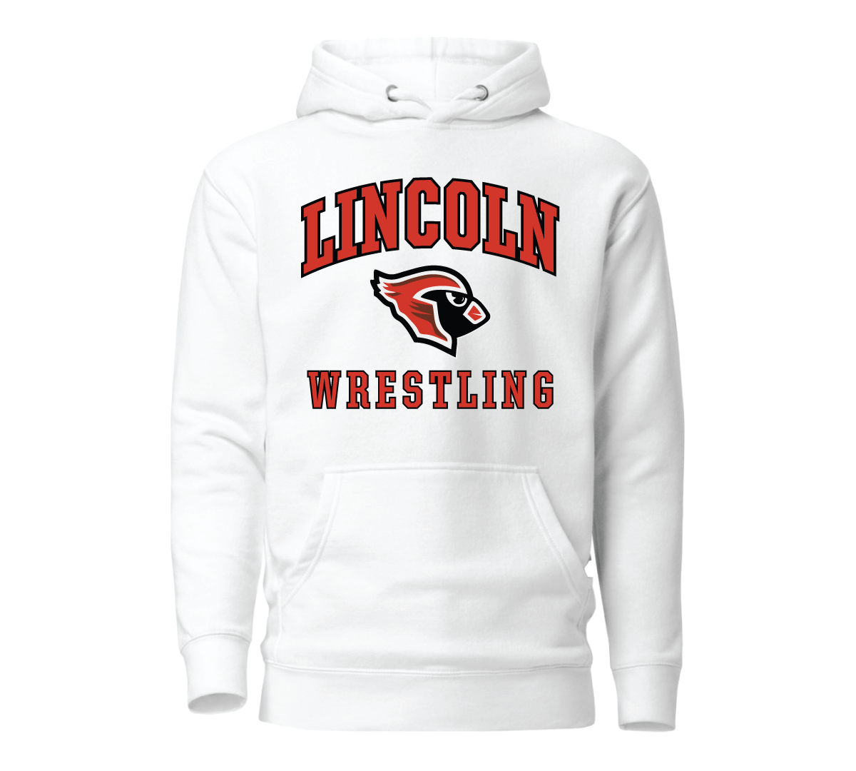 Mascot Hoodie White - Wrestling
