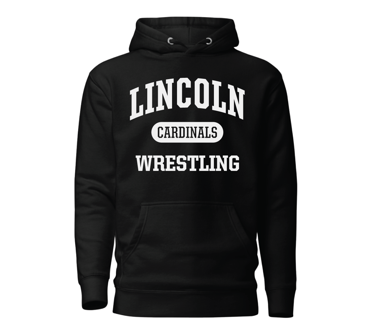 Vintage Hoodie Black - Wrestling