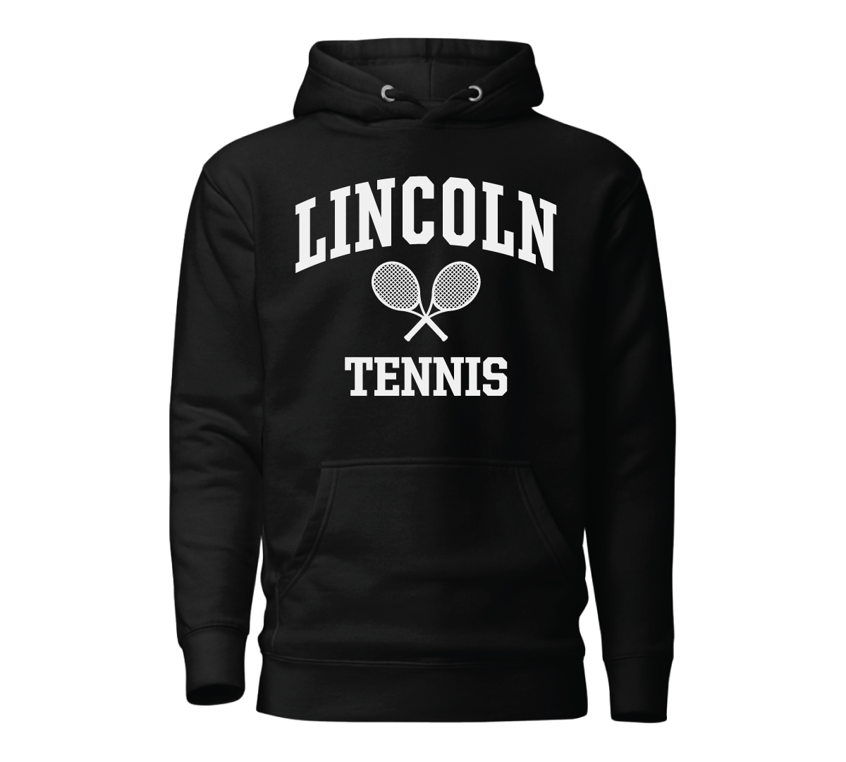Racket Hoodie Black - Tennis
