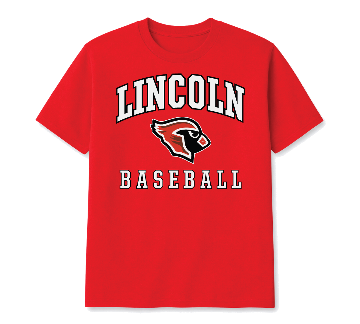 Mascot Tee Red - Baseball