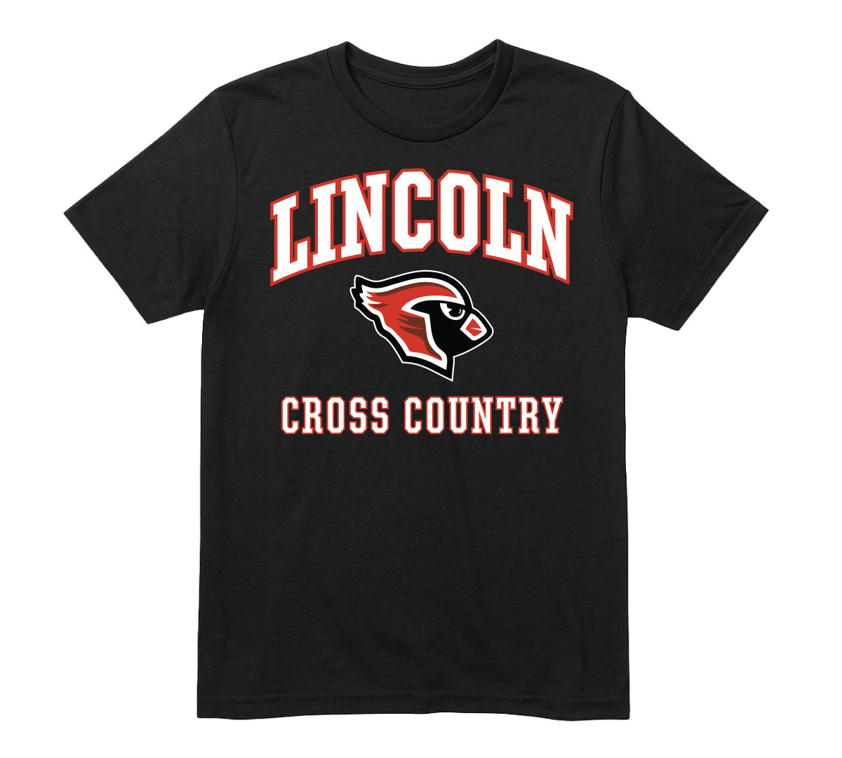 Mascot Tee Black - Cross Country