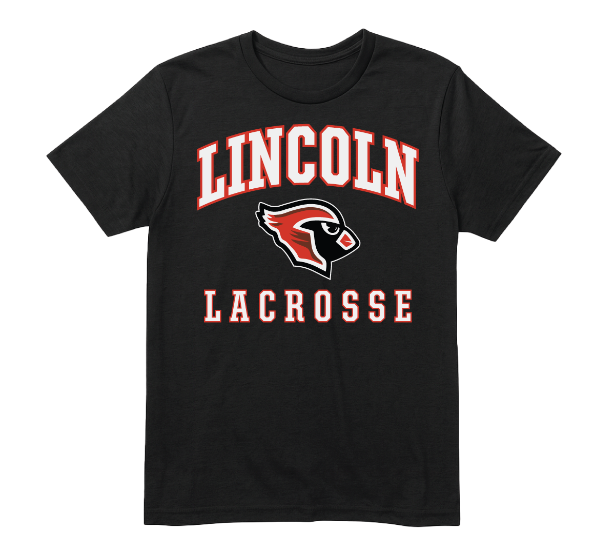 Mascot Tee Black - Lacrosse