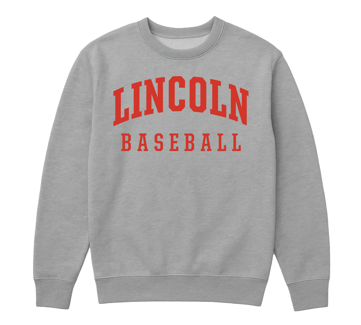 Arched Crest Crew Neck - Baseball