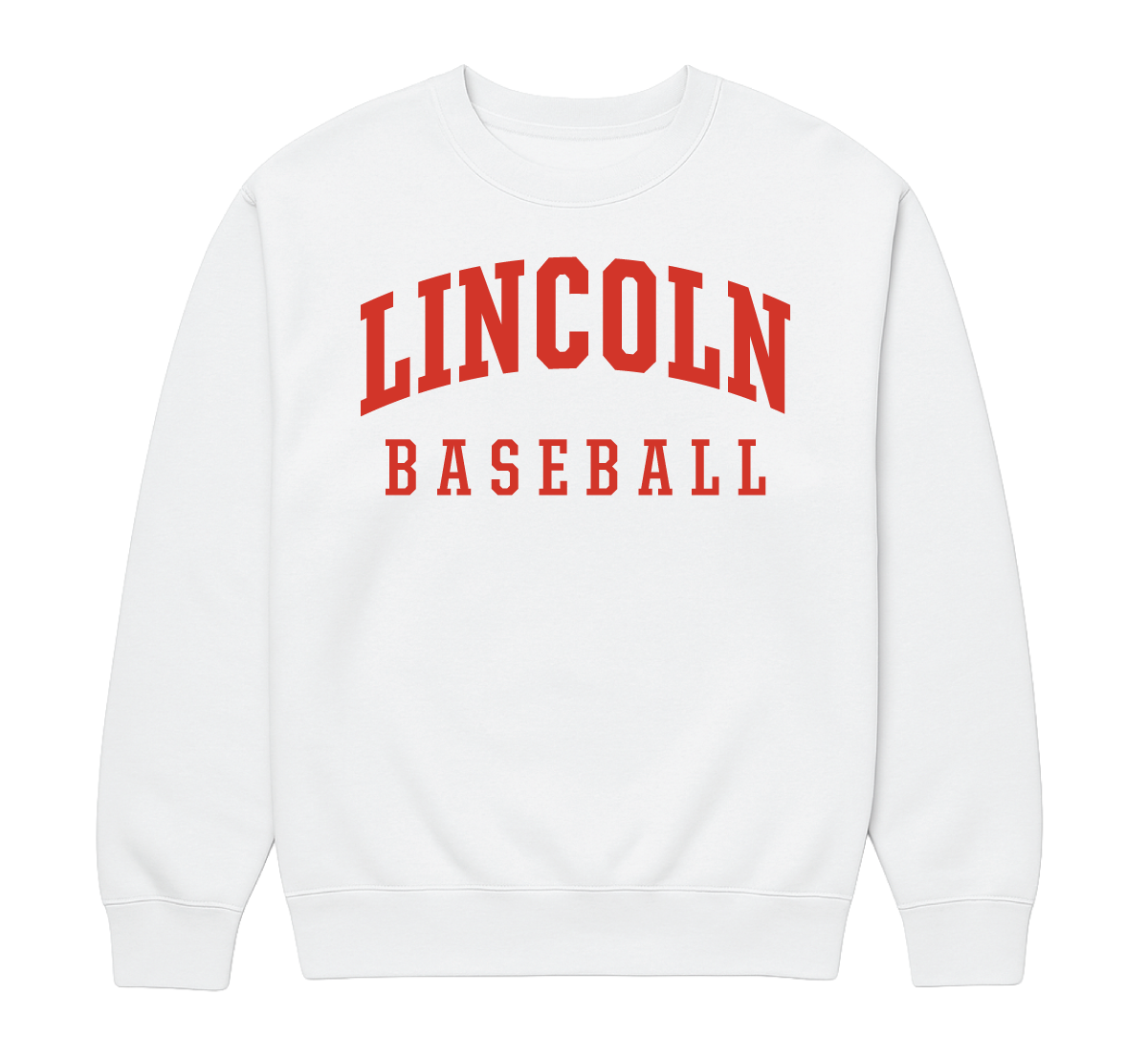 Arched Crest Crew Neck - Baseball