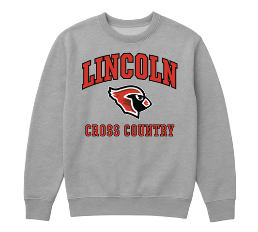 Mascot Crew Neck Grey - Cross Country