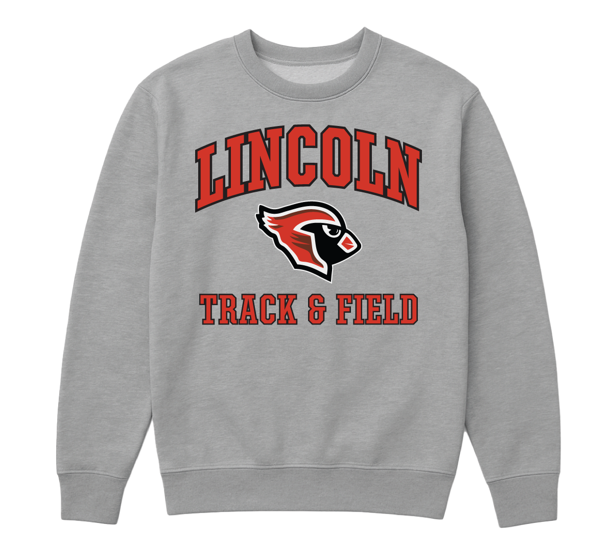 Mascot Crew Neck Grey - Track & Field