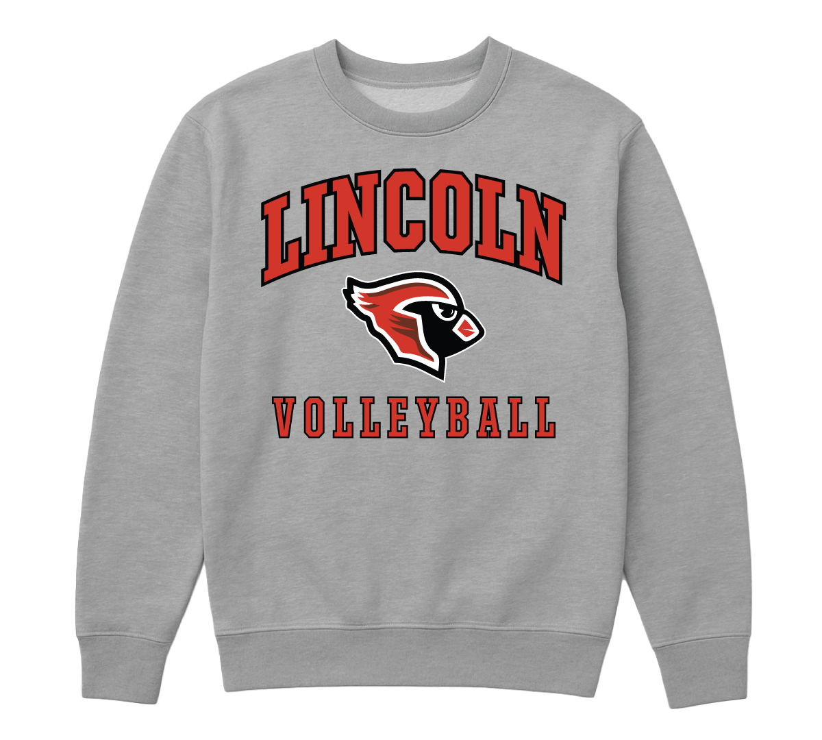 Mascot Crew Neck Grey - Volleyball