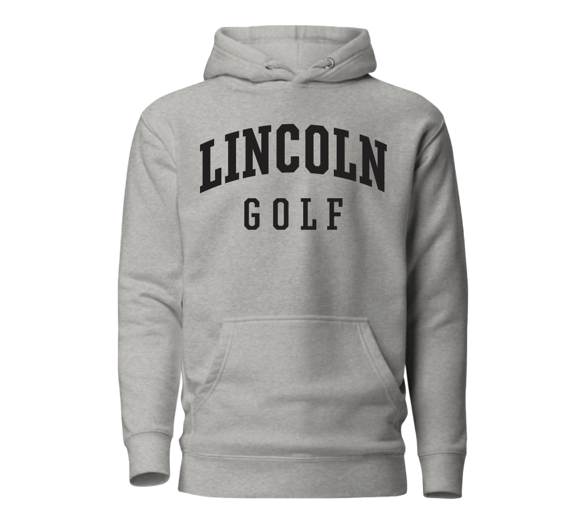 Arched Crest Hoodie Black Graphic - Golf