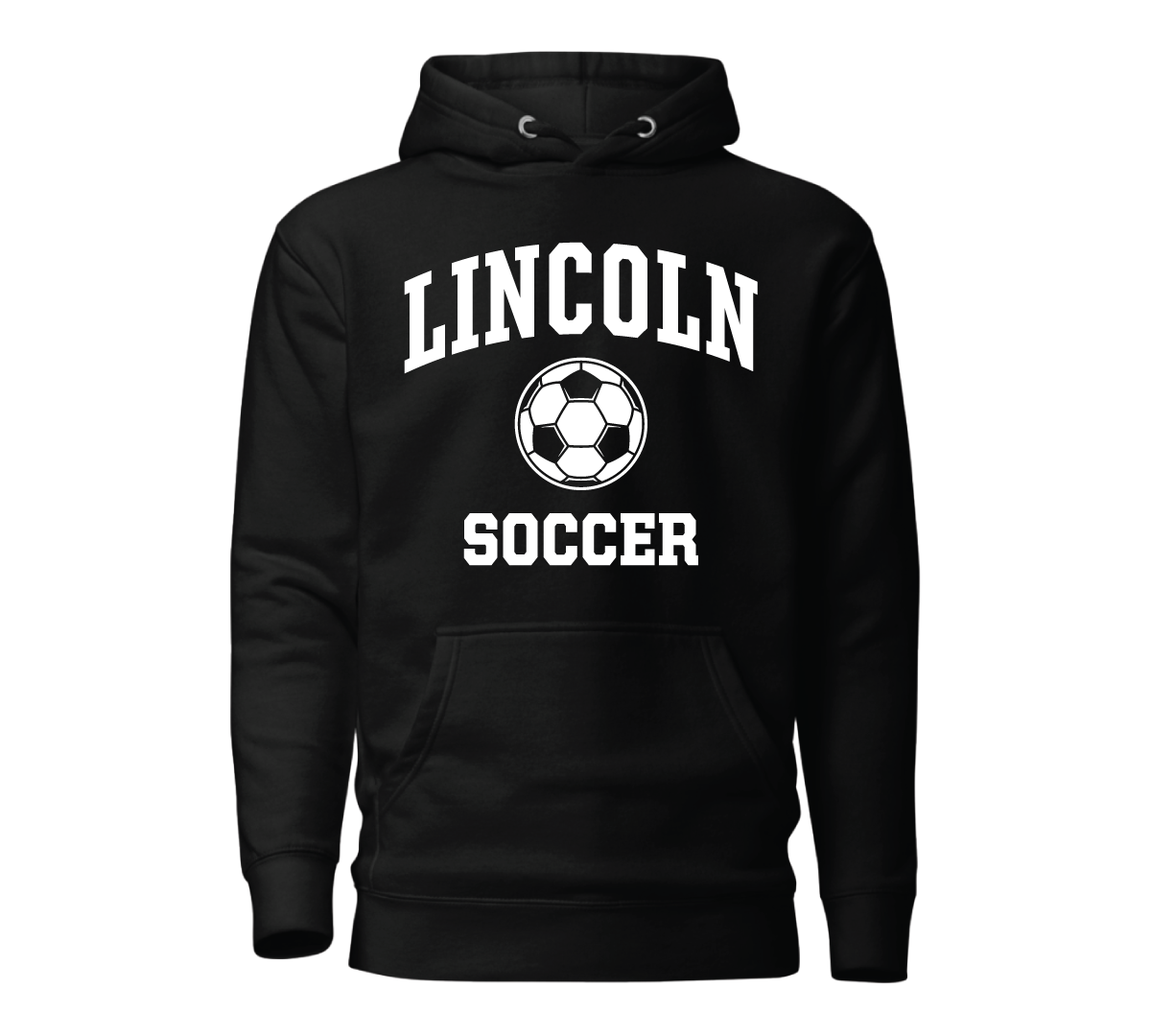 Ball Hoodie Black - Soccer