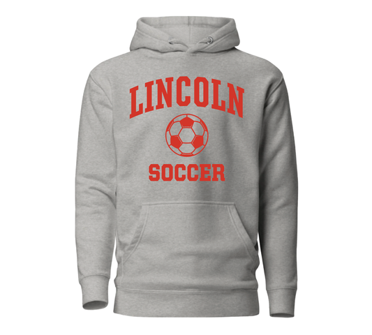 Ball Hoodie Grey - Soccer