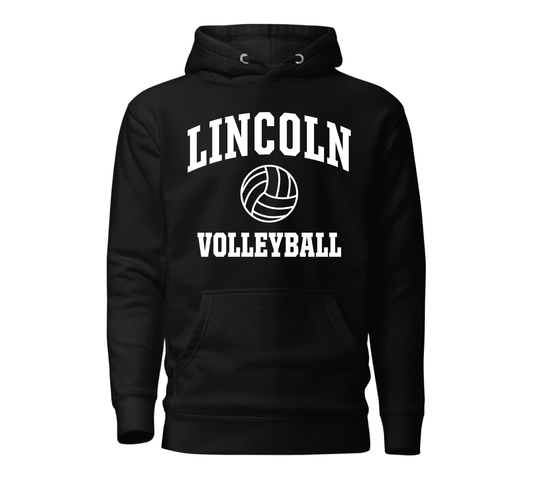 Ball Hoodie Black - Volleyball