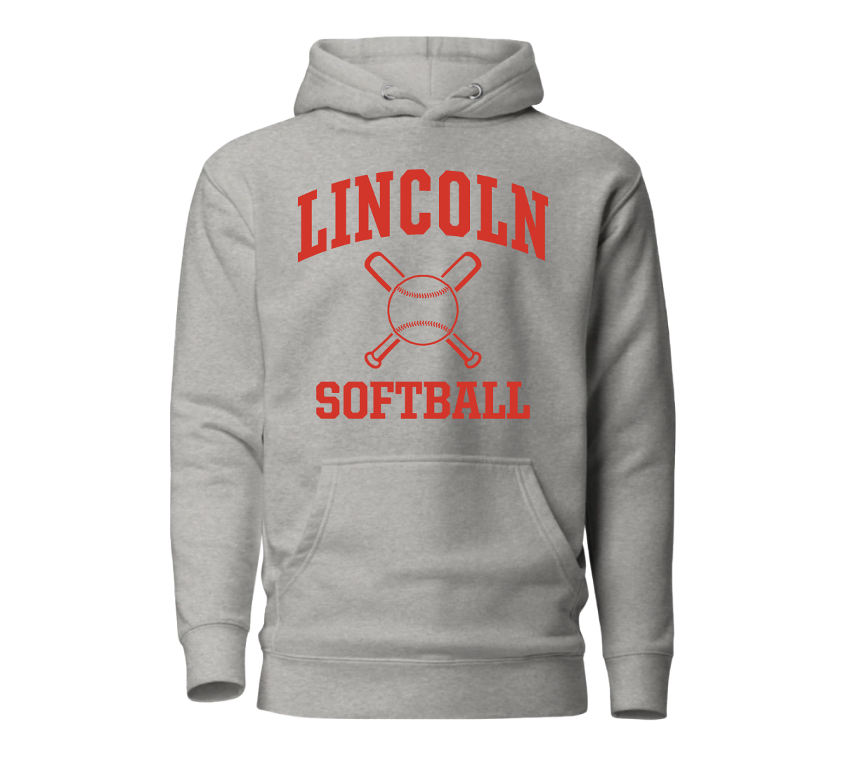 Bats Hoodie Grey - Softball