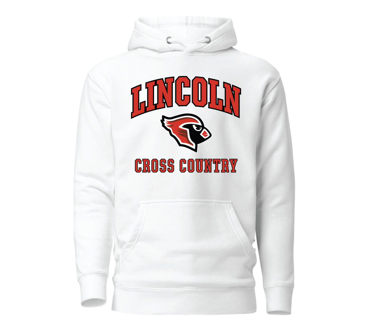 Mascot Hoodie White - Cross Country
