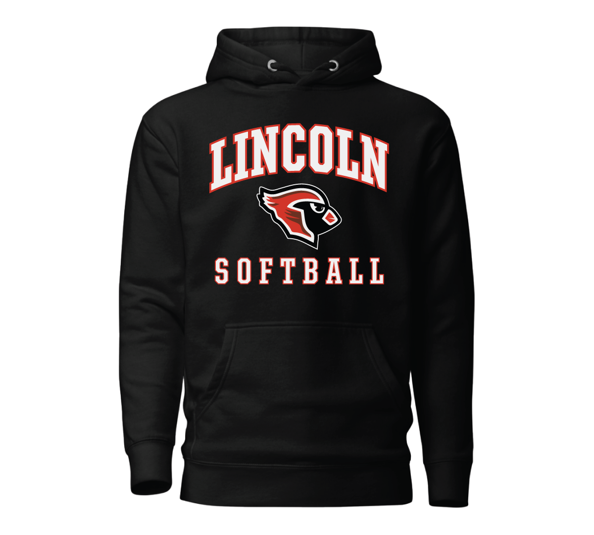 Mascot Hoodie Black - Softball