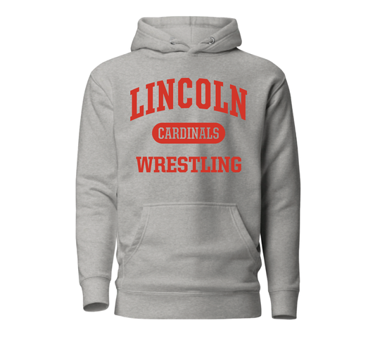 Vintage Hoodie Grey - Wrestling