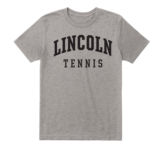 Arched Crest Tee Grey - Tennis