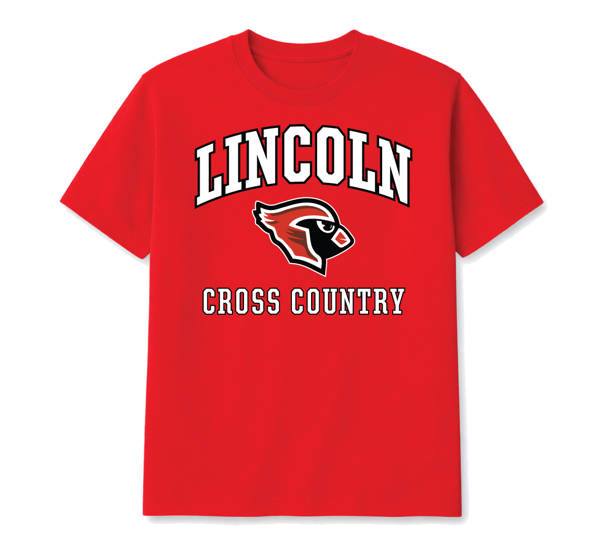 Mascot Tee Red - Cross Country