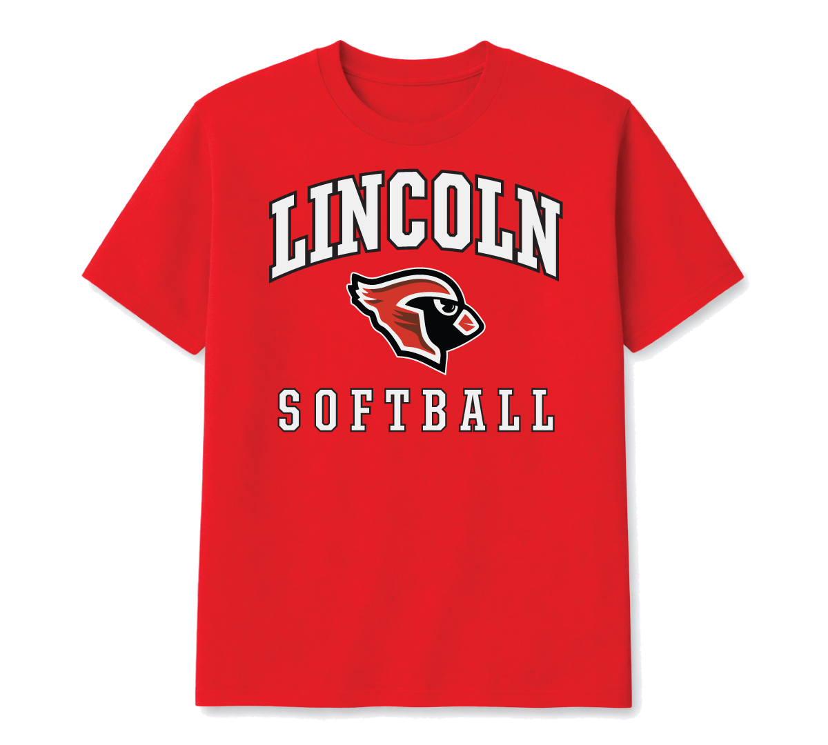 Mascot Tee Red - Softball