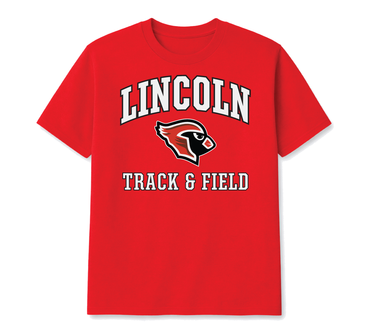 Mascot Tee Red - Track & Field