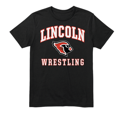 Mascot Tee Black - Wrestling